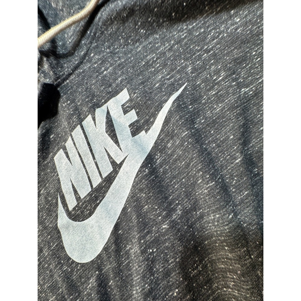 Nike Gym Vintage Hoodie Womens 3X Black Space Dye - Picture 3 of 9